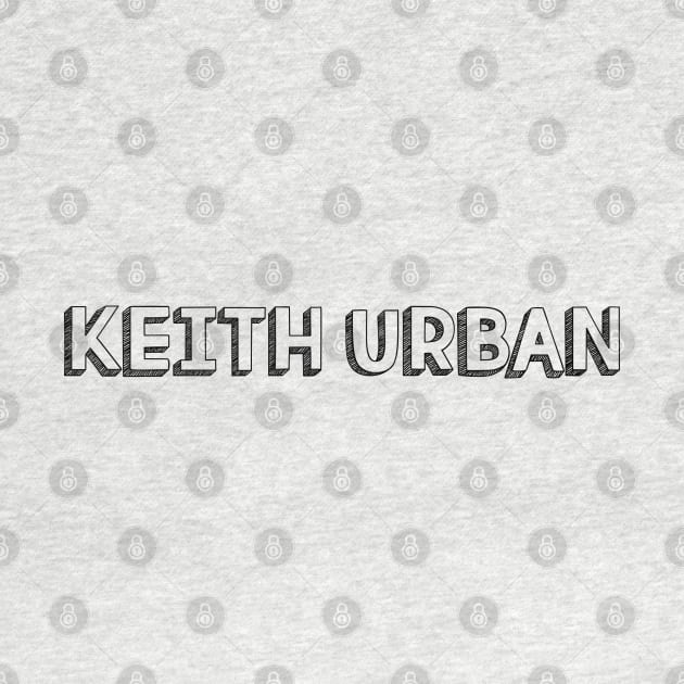 Keith Urban <//> Typography Design by Aqumoet